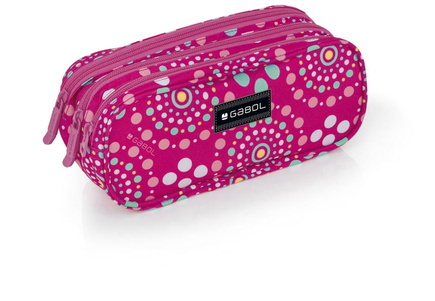 Pencil Case 3 Part 22X9X9Cm Mandy For Girls