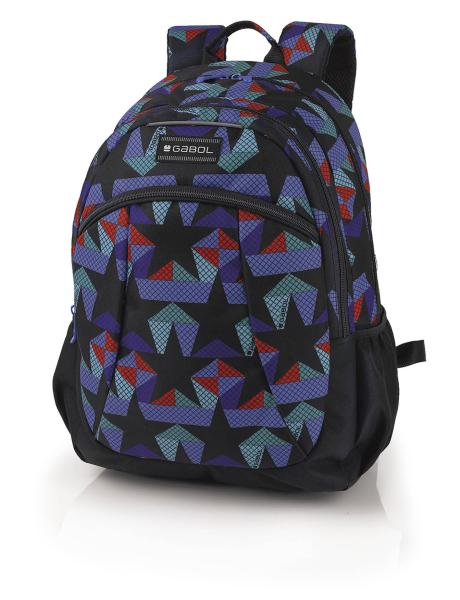 Backpack 2 Part 34X46X20Cm Geo For Teenager