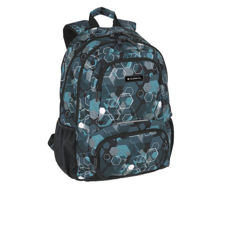 Backpack 3 Part 34X46X20Cm Hexon For Teenager