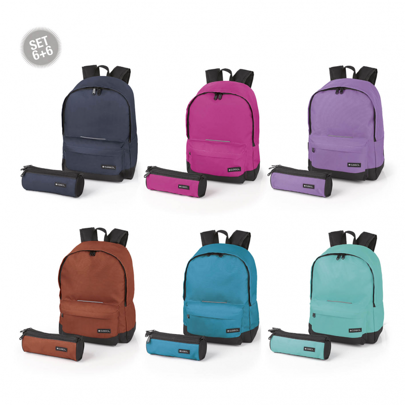 Backpack 1 Part 31X40X14Cm Violet For Adult