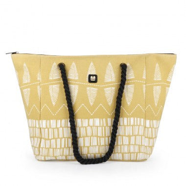 BEACH BAG DAIKIRI 54x34x21CM BEIGE/WHITE