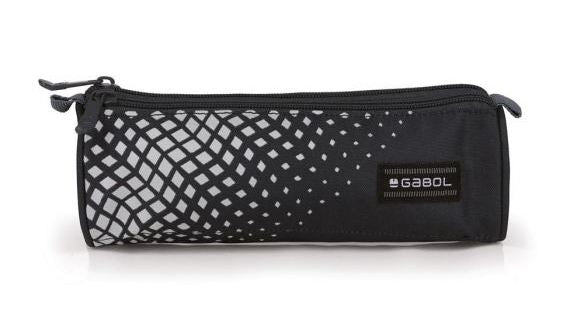 Pencil Case 3 Part 22X7X7Cm Oxygen Black For Teen