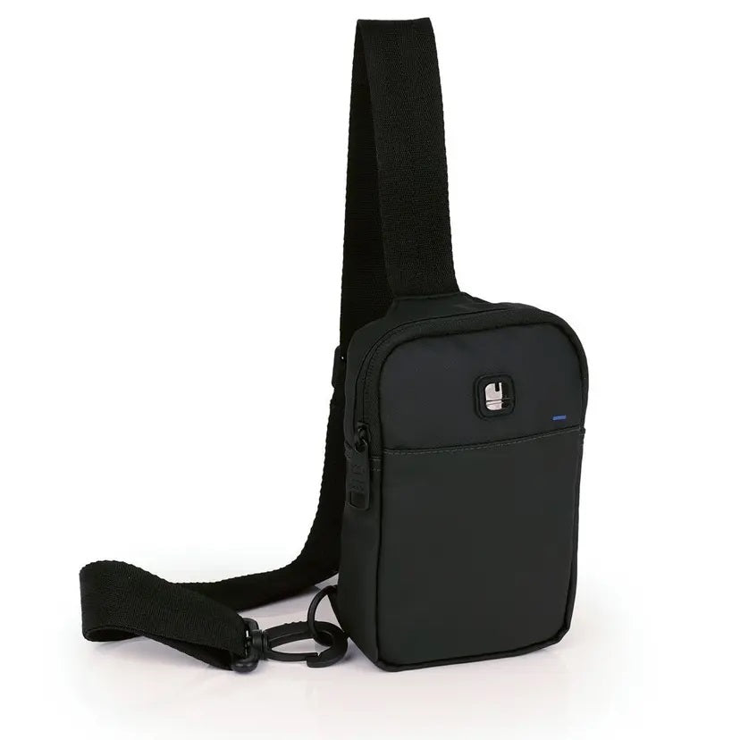 Cross Shoulder Bag 12x18x4cm Black For Man