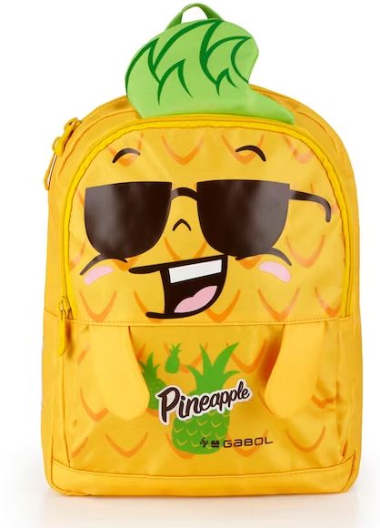 Kids Backpack 1 Part Pineapple 25X31X11Cm