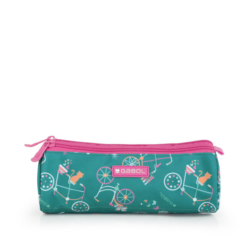 Pencil Case 3 Part Fiori 22X7X7Cm
