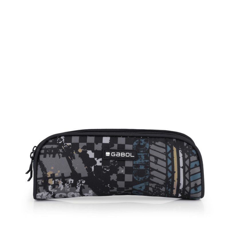 Pencil Case 2 Part Road 22X8X6Cm