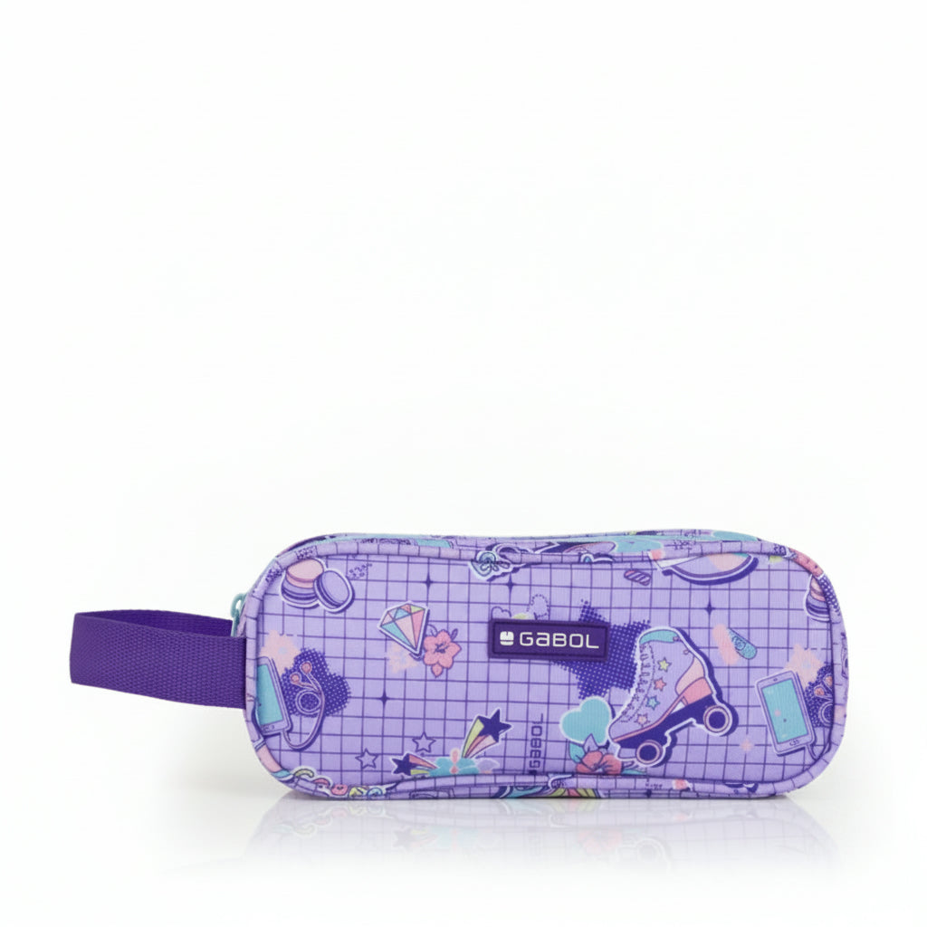 Pencil Case 3 Part Funny Kids 22X9X9Cm