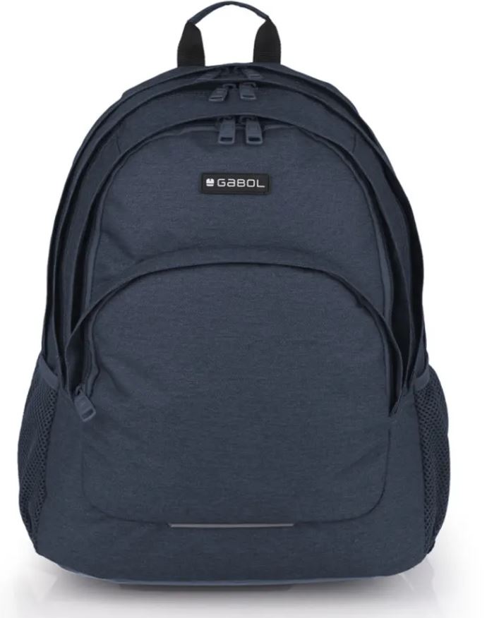 Backpack 3 Parts Wolf Teenager Black 32X44X18Cm