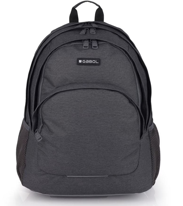 Backpack 3 Parts Wolf Teenager Grey 32X44X18Cm