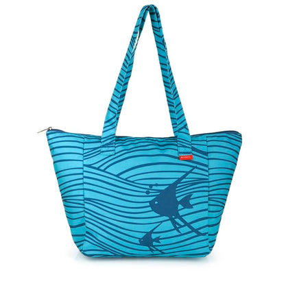 Beach Bag Malta Blue Size 54X34X21Cm
