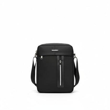 Shoulder Bag 2 Compartments Black Darek Everyday Crossbody 20X25X8Cm