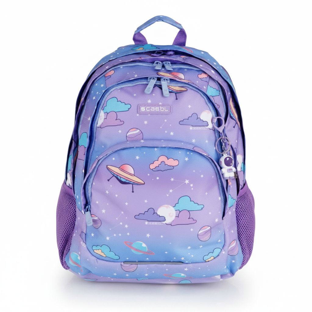 Backpack 3 Parts Cosmos 32x44x18cm