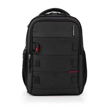Laptop Backpack 15.6" 3 Compartments Black Disk
