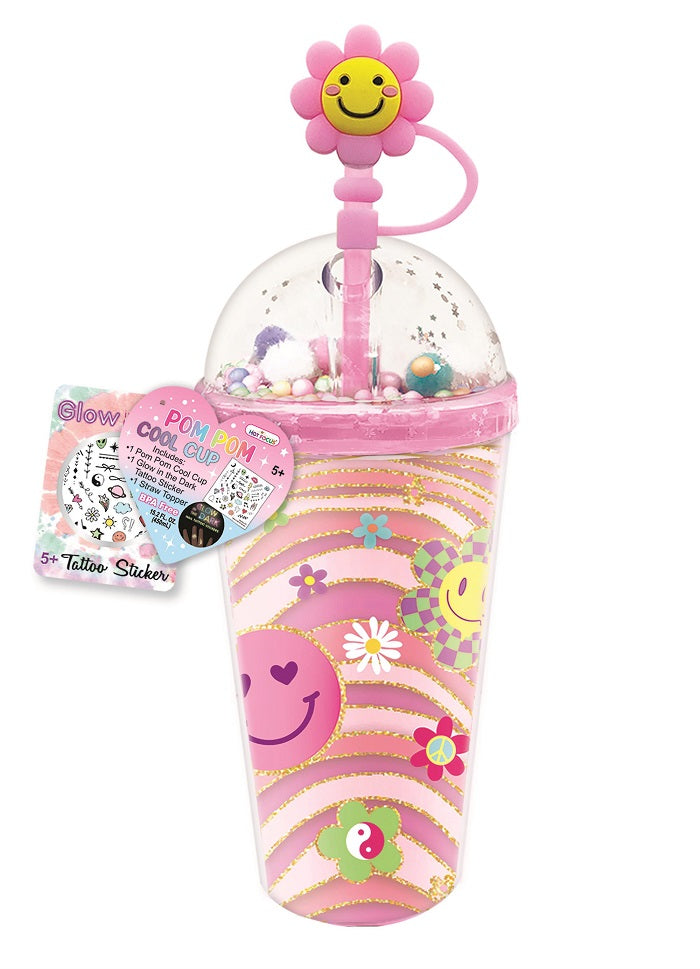 Crystal Cool Cup Groovy Flower