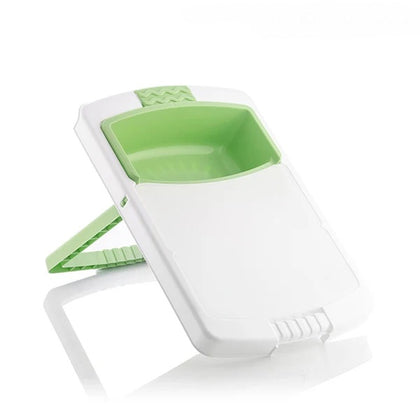 Extendable 3-In-1 Cutting Board With Tray, Container And Drainer Practicut