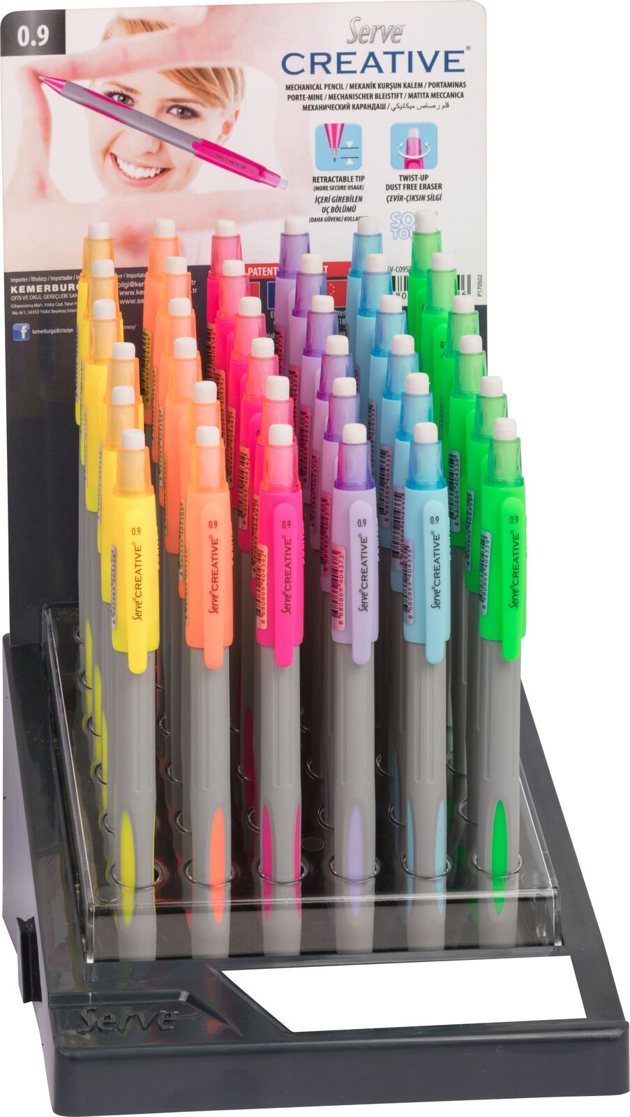 Mechanical Pencil Creative 0.9 P Light Violet