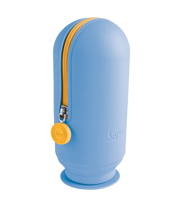 Hoop Silicone Vacuum Pencil Case Sky Blue