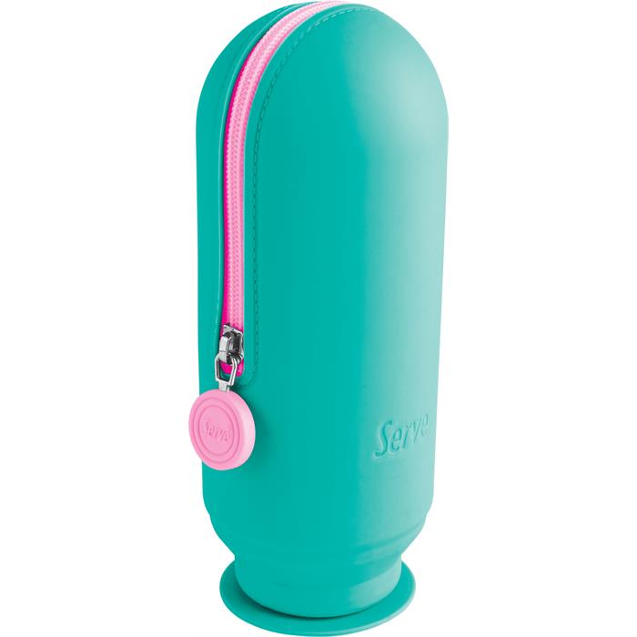 Hoop Silicone Vacuum Pencil Case Mint Green
