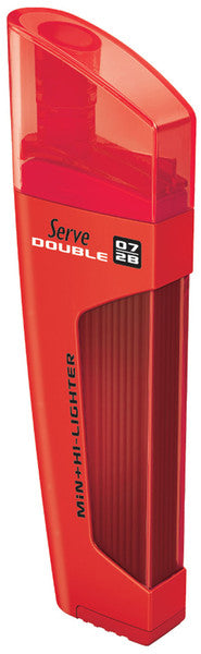 Highlighter Red W/Leads 0.7 2B