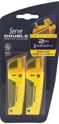 Blister Double Lead 0.7+Highlighter Yellow/Yellow