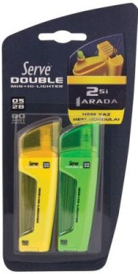 Blister Double Lead 0.5+Highlighter Yellow/Green
