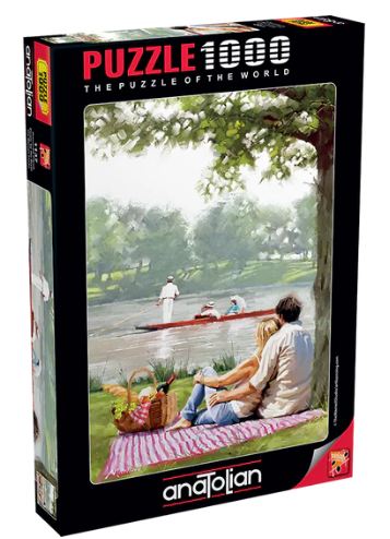 Puzzle Picnic By The River Design 1000Pcs