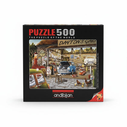 Puzzle Dayton's Garage 500Pcs Size 48x33Cm