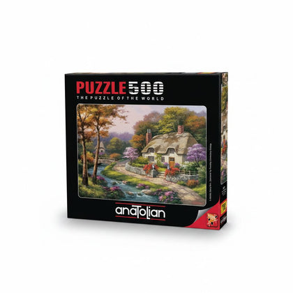 Puzzle Spring Cottage 500Pcs Size 48x33Cm