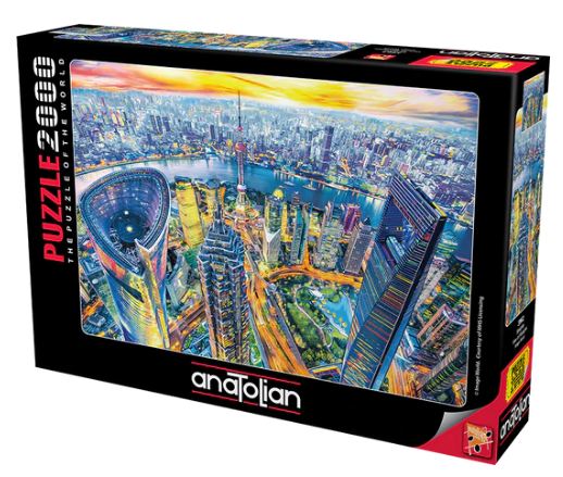 Puzzle View Of Shanghai Design 2000Pcs