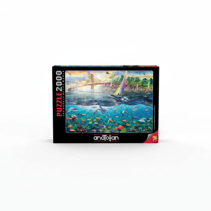 Puzzle Frisco Bay Bridge 2000Pcs Size 96x66Cm