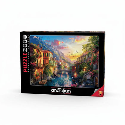 Puzzle Mediterranean Village 2000Pcs Size 96x66Cm
