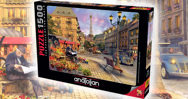 Puzzle Paris Street Life 1500Pcs