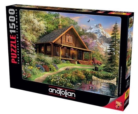 Puzzle Log Cabin Home Design 1500Pcs