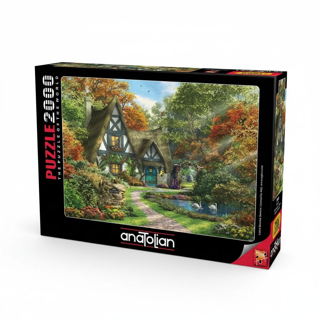 Puzzle Autumn At The Lake 1500Pcs Size 60x85Cm