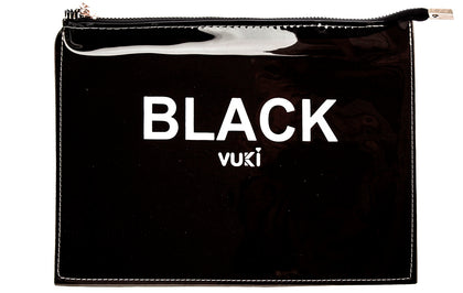 Cosmetic Travel Bag A5 Transparent A5 Black