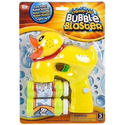 Bubble Gun B. Duck With Automatic Light And 2 Bubble Bottles