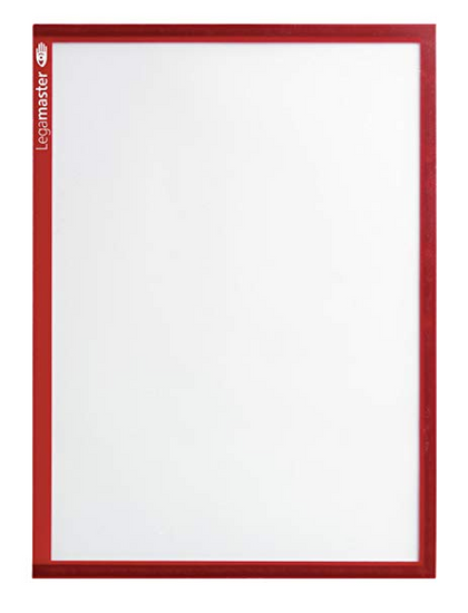 MAGNETIC DOCUMENT HOLDER 297X210MM RED 5/PACK