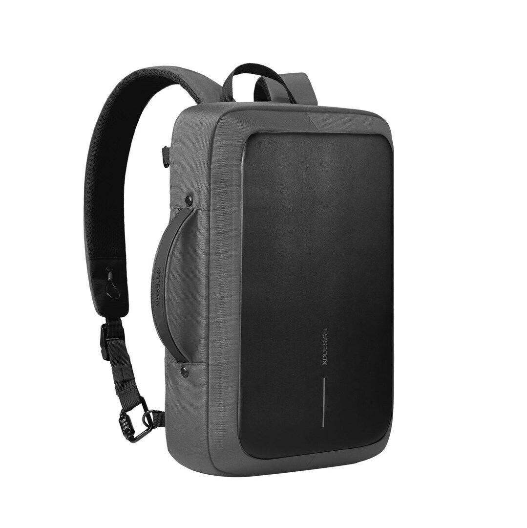 Bobby Bizz 2.0, Anti-Theft Backpack &amp; Briefcase, Grey