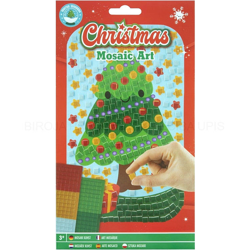 Christmas Mosaic Art A5