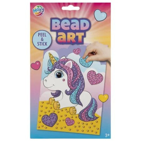 Bead Art Peel &amp; Stick Unicorn A5