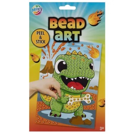 Bead Art Peel & Stick Dino A5