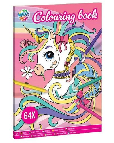 Colouring Book Unicorn A4 64 Sh