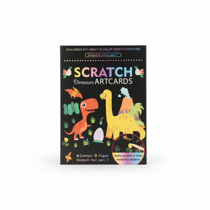 Scratch Notes Dino 75Sh W/ Pen