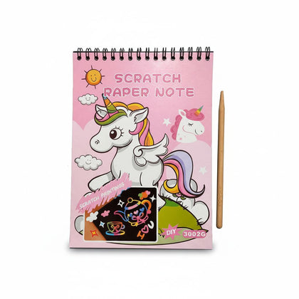 Scratch Notes Unicorn 75Sh W/ Pen