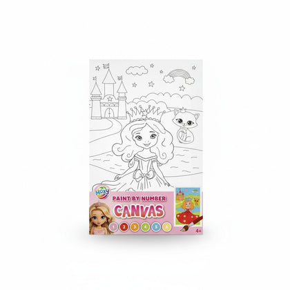 Paint By Number Canvas Little Princess 29.7x19.5Cm