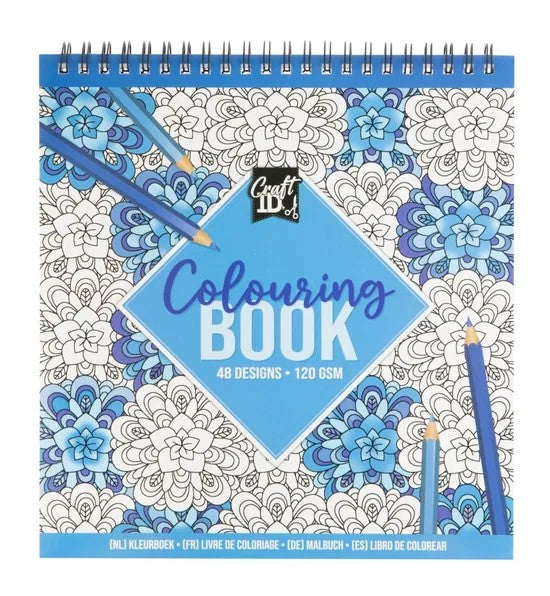 Colouring Book 48Designs 24Sh 21x20Cm 120G