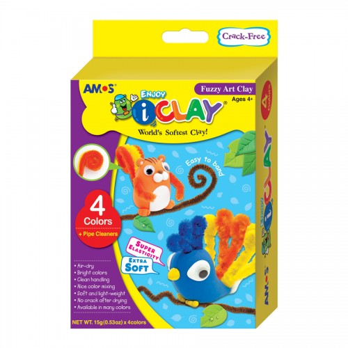 I CLAY 15G/4P FUZZY ART IC15P4FA