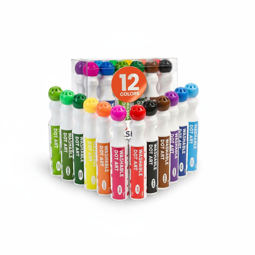 Dot Marker 12Colors Paper Pack
