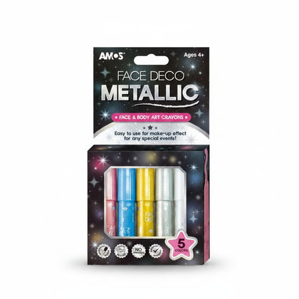face deco metallic 5 colors