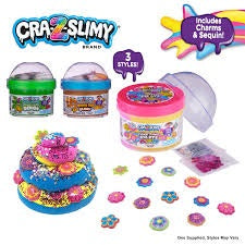 Cra-Z-Slimy Fun Dome Topper Jars Pdq 12 Asst Of 3 Items (60149-60147-60138)